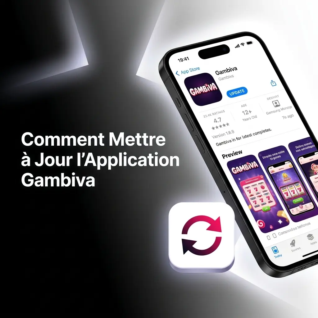 Guide mise à jour application Gambiva sur Android et iOS avec étapes APK et PWA pour obtenir la dernière version