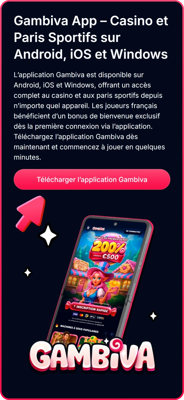 Cliquez sur ce bouton pour télécharger l'application Android Gambiva.
